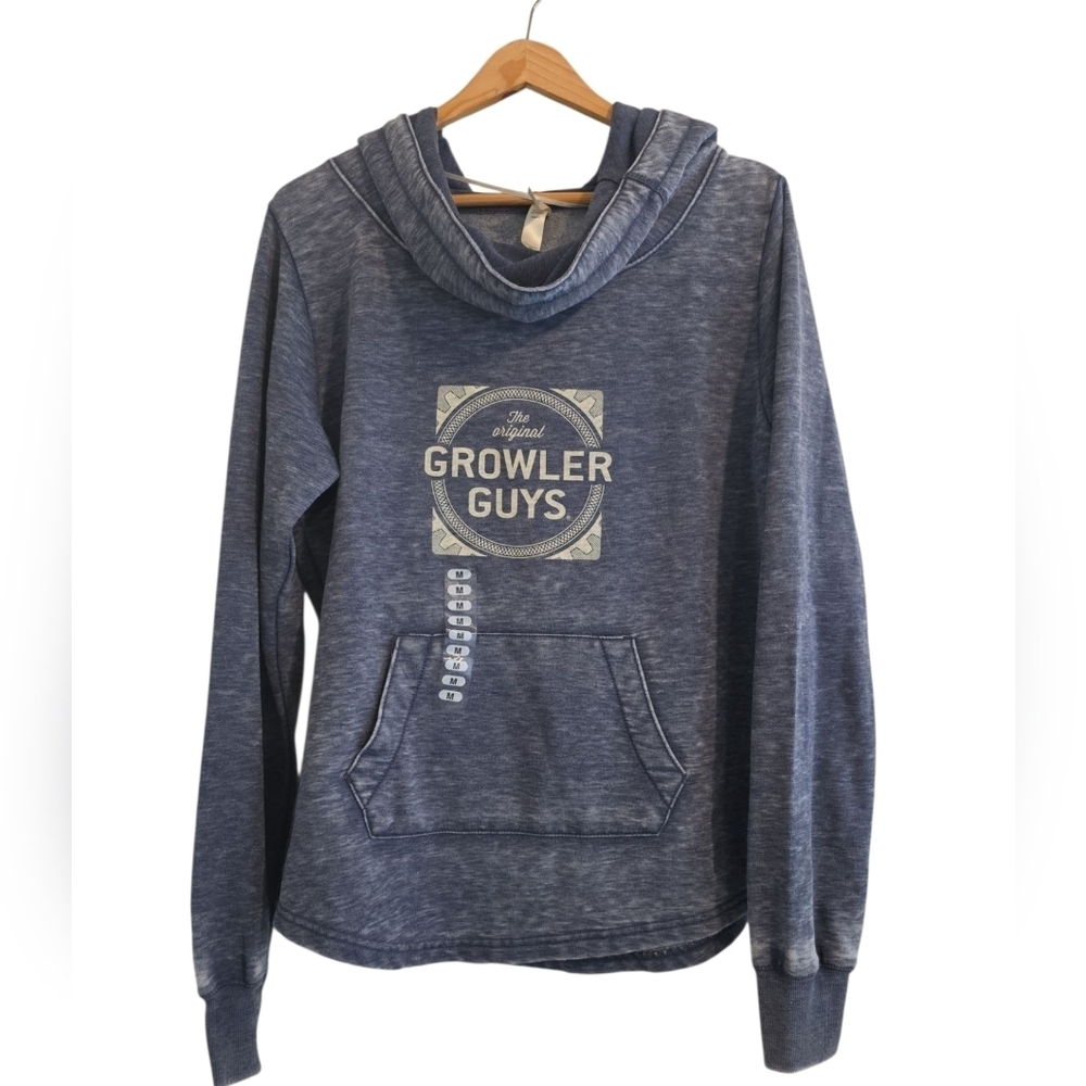 NWT Blue Hoodie Sweater Live Love Ouray Sportswear Size Medium Women's